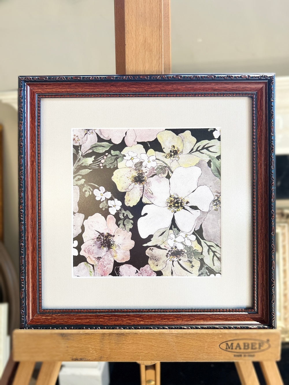 Frame with passepartout „Spring Flowers”